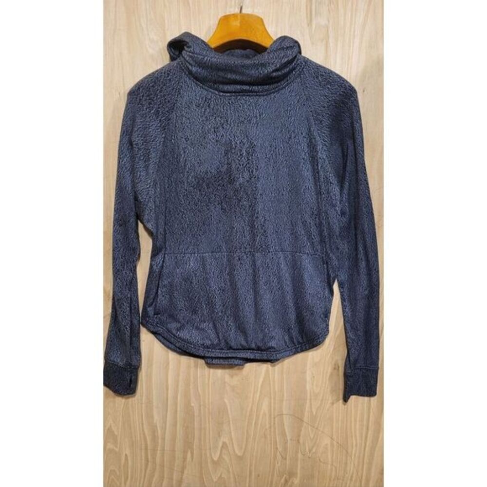 Lululemon Women's 8 Pick Up The Pace Long Sleeve Hoodie Jacquard w/ Thumb Holes
